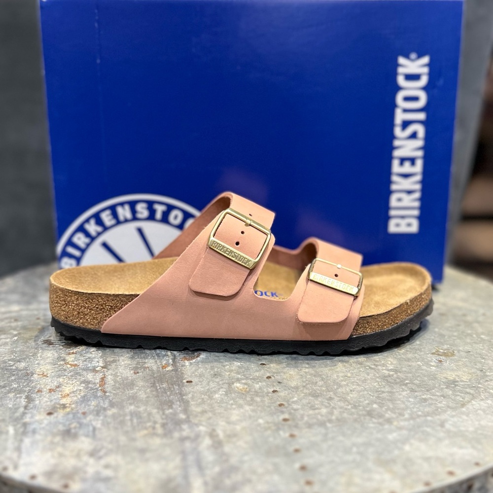 Birkenstock Womens Old Rose Arizona SFB Sandals